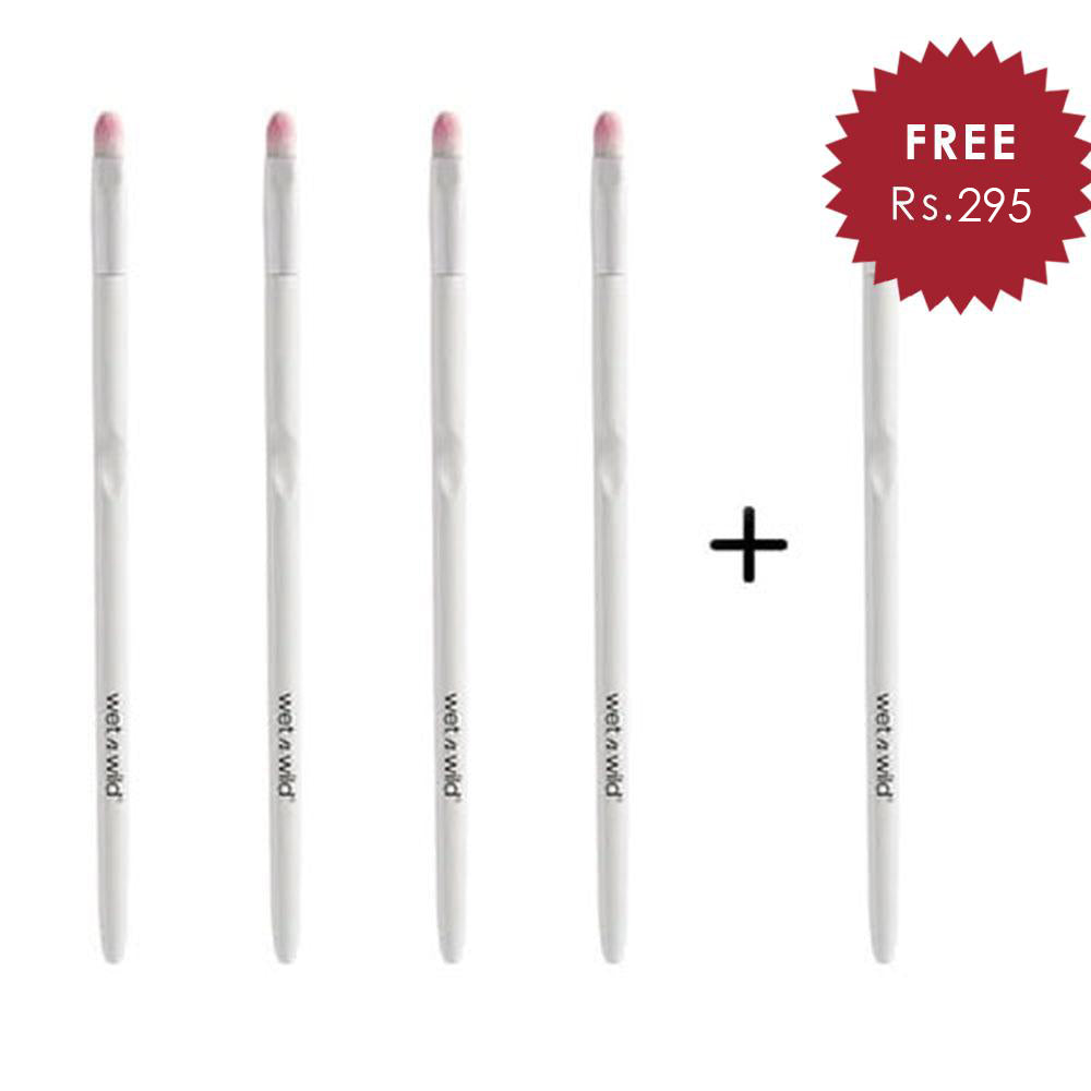 Wet N Wild Small Concealer Brush 4pc Set + 1 Full Size Product Worth 25% Value Free