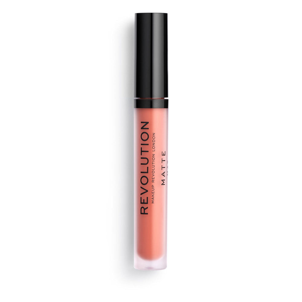 Makeup Revolution Matte Lipstick - Fling 125 4pc Set + 1 Full Size Product Worth 25% Value Free