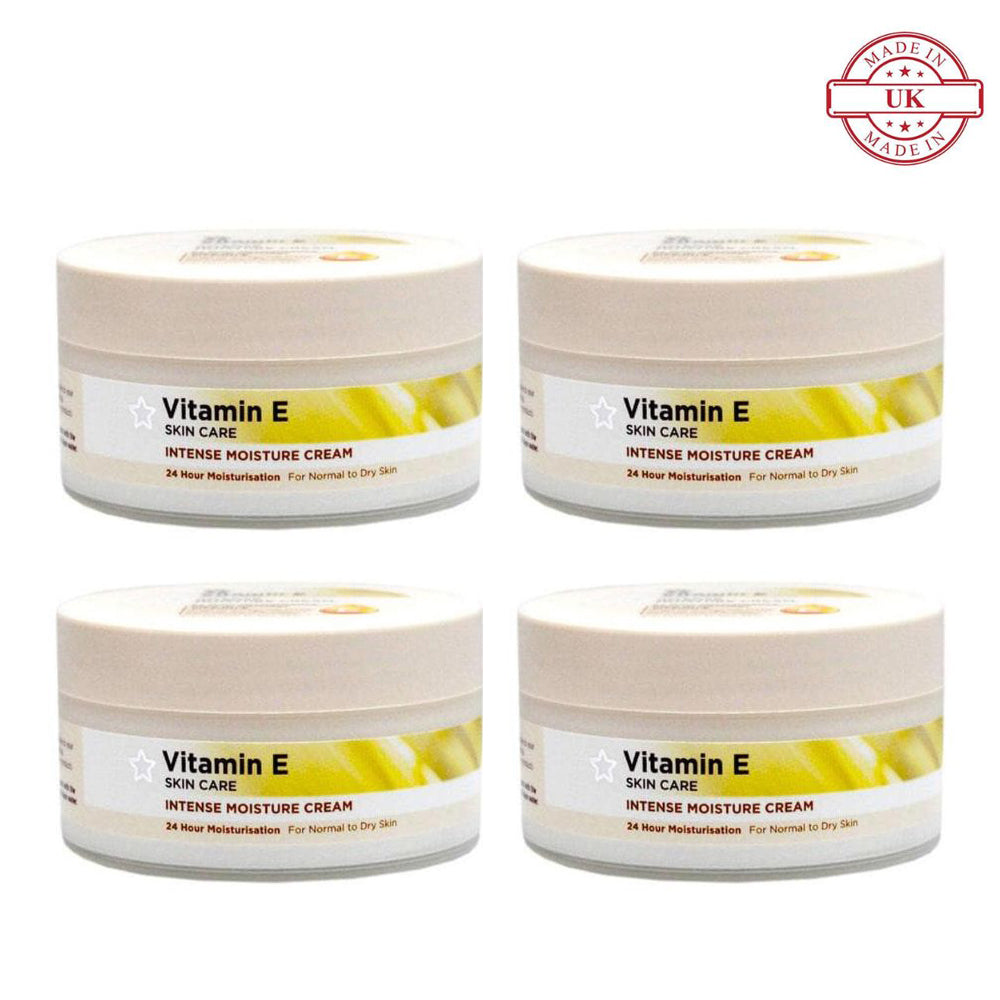 Superdrug Vitamin E Intense Moisture Cream 100ml 4Pcs Set