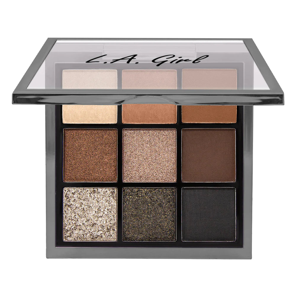 L.A.Girl Keep It Playful 9 Color Eye Palette-Downplay 4pc Set + 1 Full Size Product Worth 25% Value Free