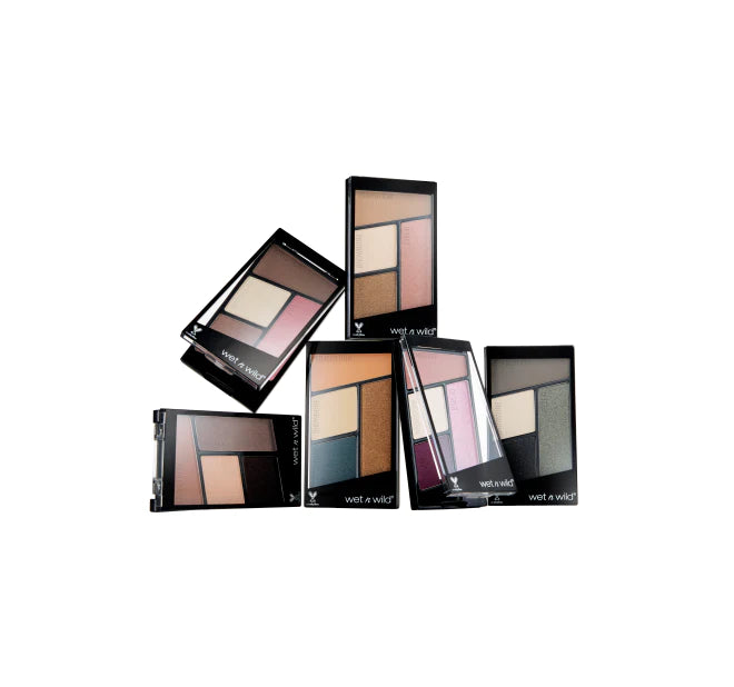 Wet N Wild Color Icon Eyeshadow Quad - Petalette 4pc Set + 1 Full Size Product Worth 25% Value Free