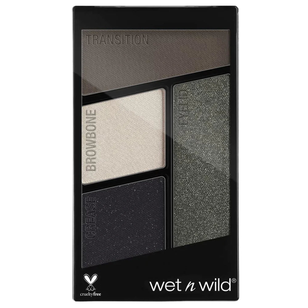 Wet N Wild Color Icon Eyeshadow Quad - Lights Out 4pc Set + 1 Full Size Product Worth 25% Value Free