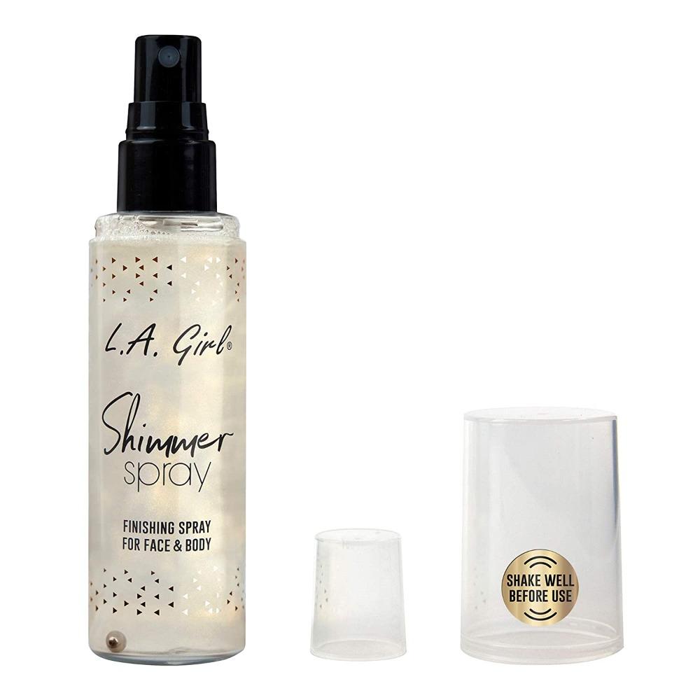L.A. Girl Shimmer Spray - Gold 4pc Set + 1 Full Size Product Worth 25% Value Free