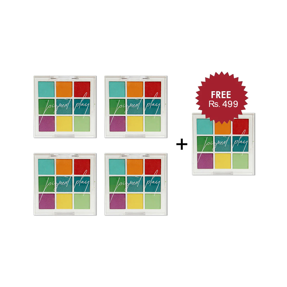 Playground Hero Shadow Palette - Tropical Vacation 4pc Set + 1 Full Size Product Worth 25% Value Free