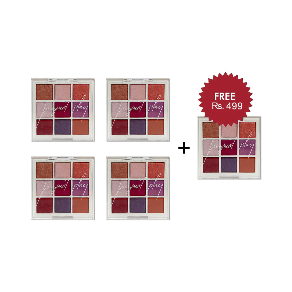 Playground Hero Shadow Palette - Golden Lilac Fields 4pc Set + 1 Full Size Product Worth 25% Value Free