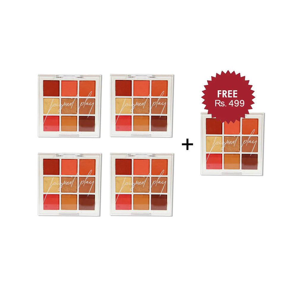 Playground Hero Shadow Palette - Sunset Sands 4pc Set + 1 Full Size Product Worth 25% Value Free