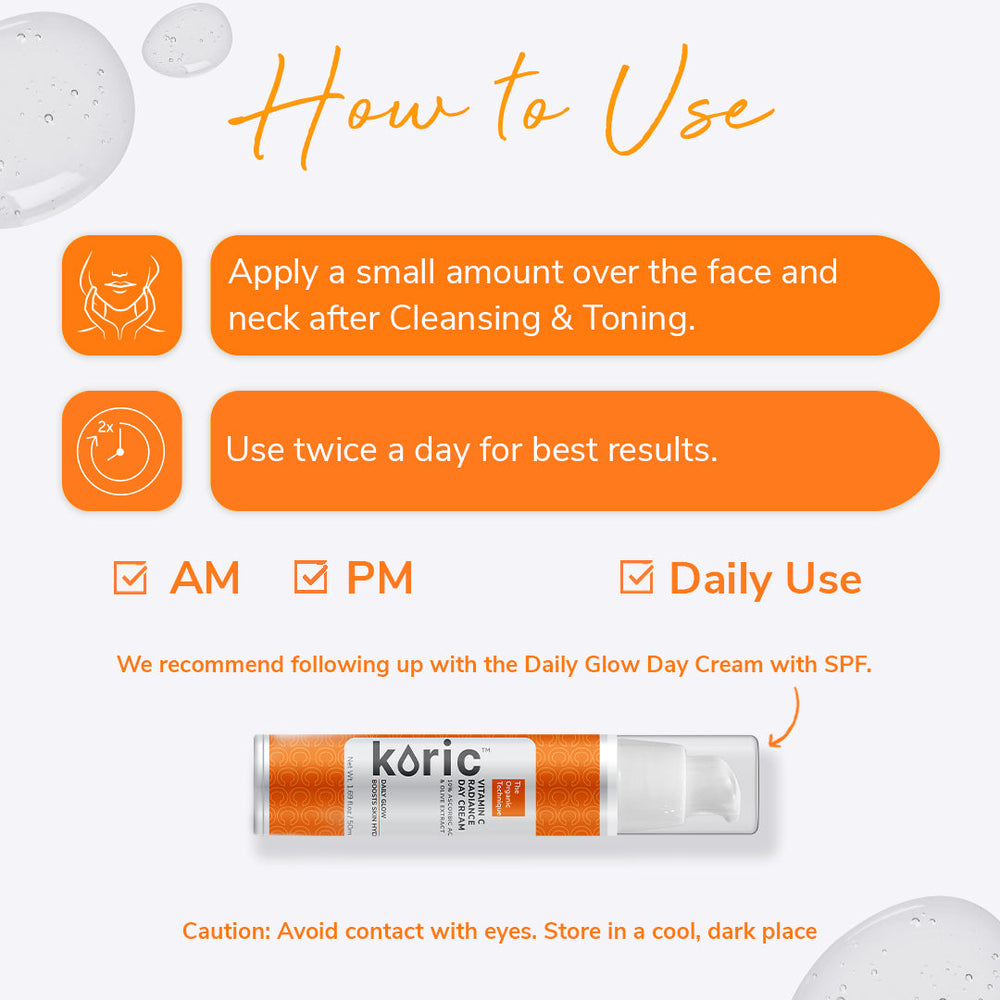 Koric Daily Glow 12.5% Vitamin C Serum 3pc Set + 1 Full Size Product Worth Rs 645 Free