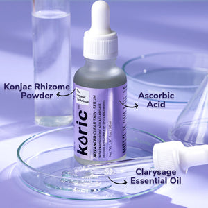 Koric Advanced Clear Skin+ Serum  3pc Set + 1 Full Size Product Worth Rs 645 Free