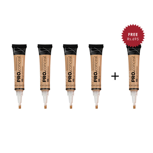 L.A. GIRL Pro Conceal - Bisque 4pc Set + 1 Full Size Product Worth 25% Value Free