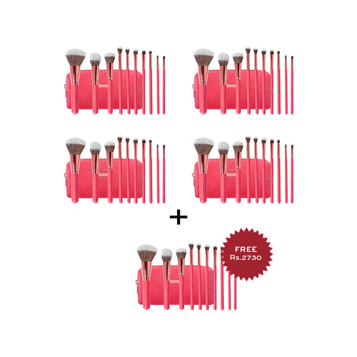 Bh Cosmetics Bombshell Beauty - 10 Piece Brush Set 4pc Set + 1 Full Size Product Worth 25% Value Free