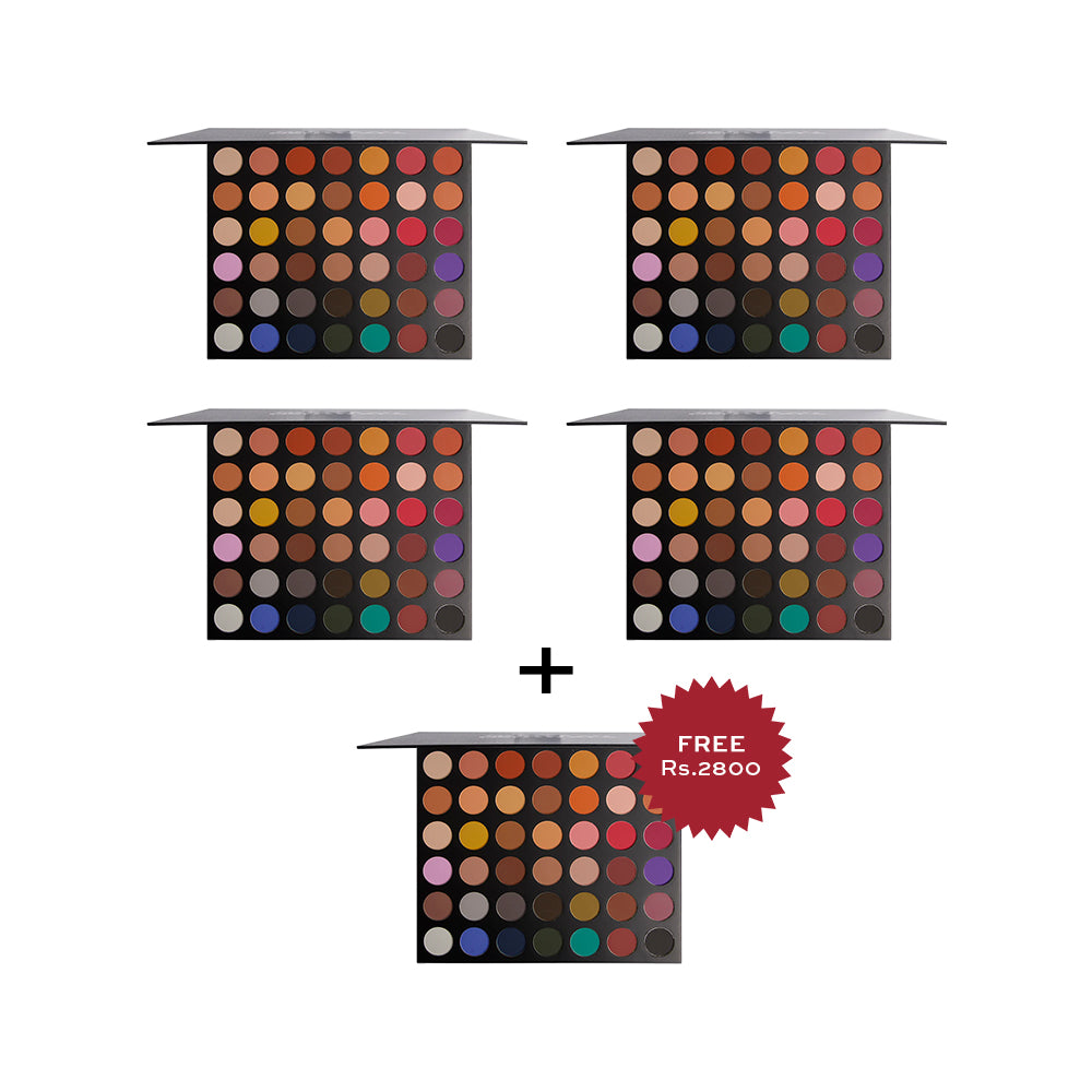 Bh Cosmetics Ultimate Mattes - 42 Color Shadow Palette 4pc Set + 1 Full Size Product Worth 25% Value Free