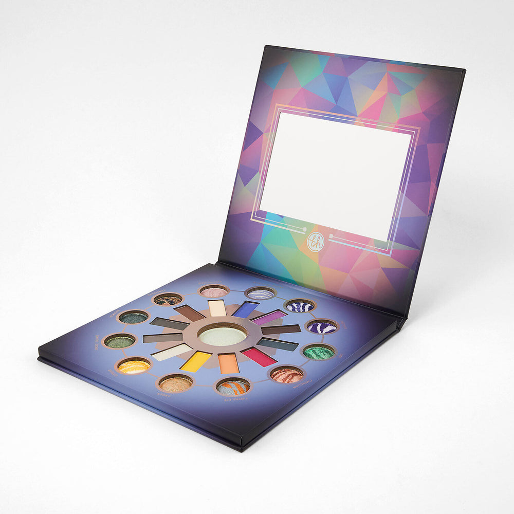 BH Crystal Zodiac 25 Color Eyeshadow & Highlighter Palette 4pc Set + 1 Full Size Product Worth 25% Value Free