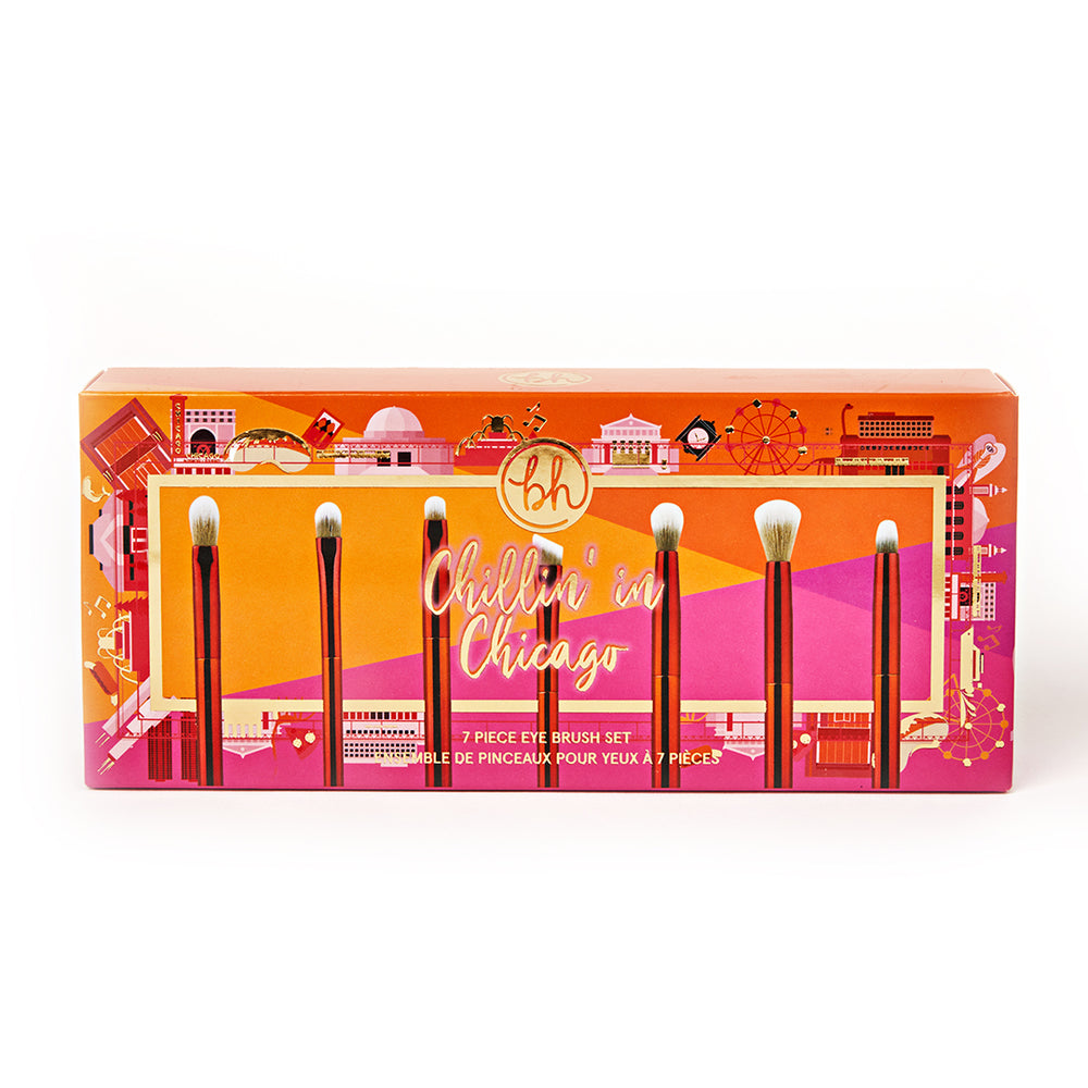 bh Chillin' in Chicago - 7 Piece Eye Brush Set 4pc Set + 1 Full Size Product Worth 25% Value Free