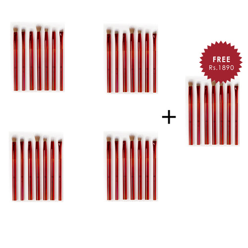 bh Chillin' in Chicago - 7 Piece Eye Brush Set 4pc Set + 1 Full Size Product Worth 25% Value Free
