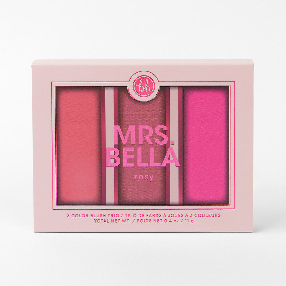 BH Mrs. Bella Rosy 3 Color Blush Trio 4pc Set + 1 Full Size Product Worth 25% Value Free