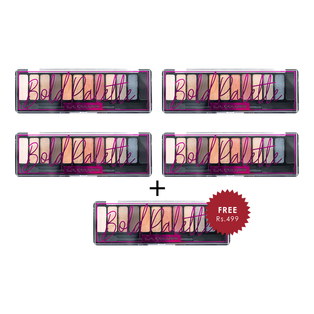 L.A. Colors 12 Color Enchanting Eyeshadow Palette Stocking Suffer - Bold
