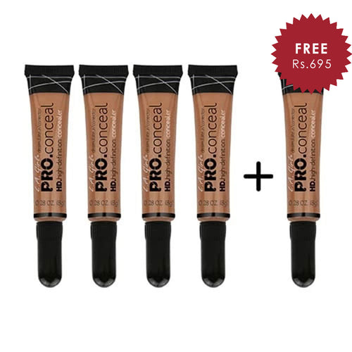 L.A. Girl Pro Conceal HD- Toast 4pc Set + 1 Full Size Product Worth 25% Value Free