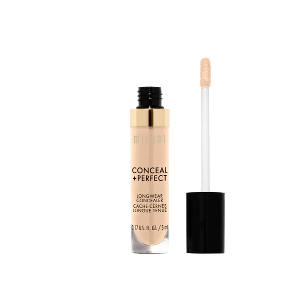 Milani Conceal + Perfect Long Wear Concealer Light Nude  4pc Set + 1 Full Size Product Worth 25% Value Free