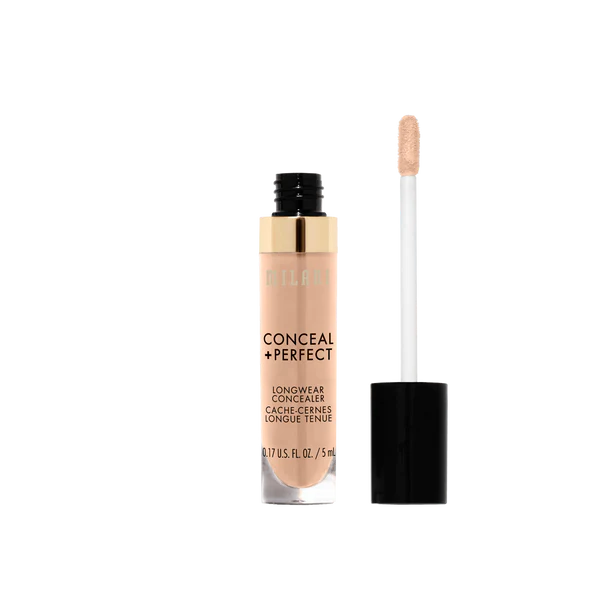 Milani Conceal + Perfect Long Wear Concealer Light Beige 4pc Set + 1 Full Size Product Worth 25% Value Free