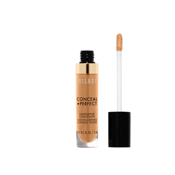 Milani Conceal + Perfect Long Wear Concealer Warm Beige 4pc Set + 1 Full Size Product Worth 25% Value Free