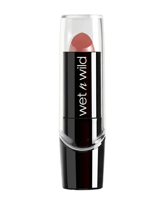 Wet N Wild Silk Finish Lipstick - Dark Pink Frost 4pc Set + 1 Full Size Product Worth 25% Value Free