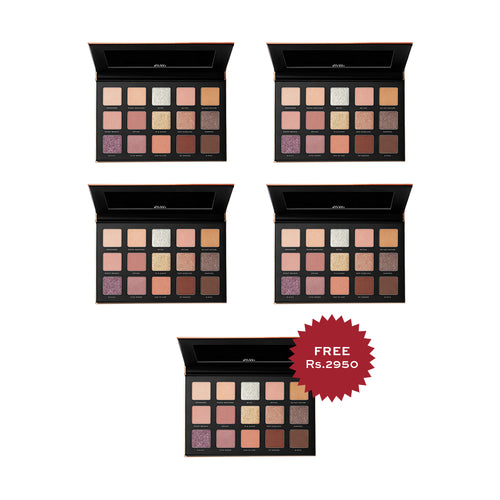 Milani Gilded Nude Palette - 120 Gilded Nude 4pc Set + 1 Full Size Product Worth 25% Value Free