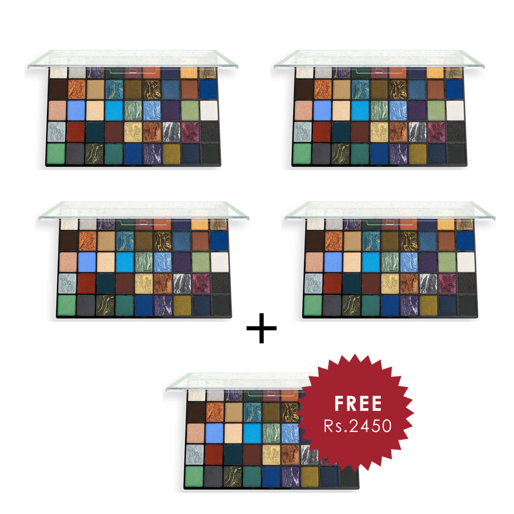 Revolution Earth Eyeshadow Palette 4pc Set + 1 Full Size Product Worth 25% Value Free