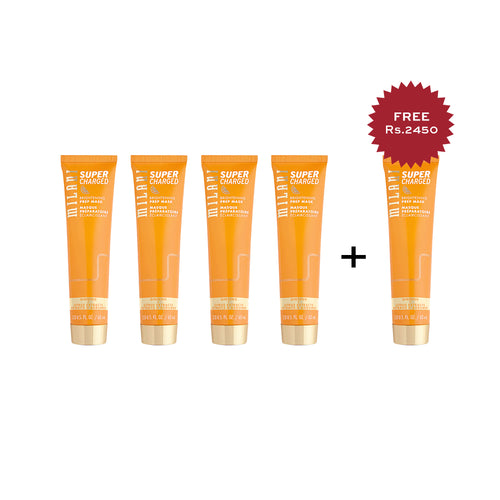 Milani Supercharged Brightening Prep Mask 4pc Set + 1 Full Size Product Worth 25% Value Free