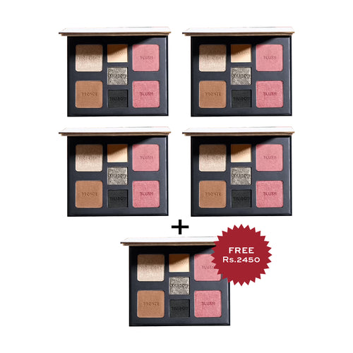 Milani All Inclusive Eye, Cheek & Face Palette - Smokey 4pc Set + 1 Full Size Product Worth 25% Value Free