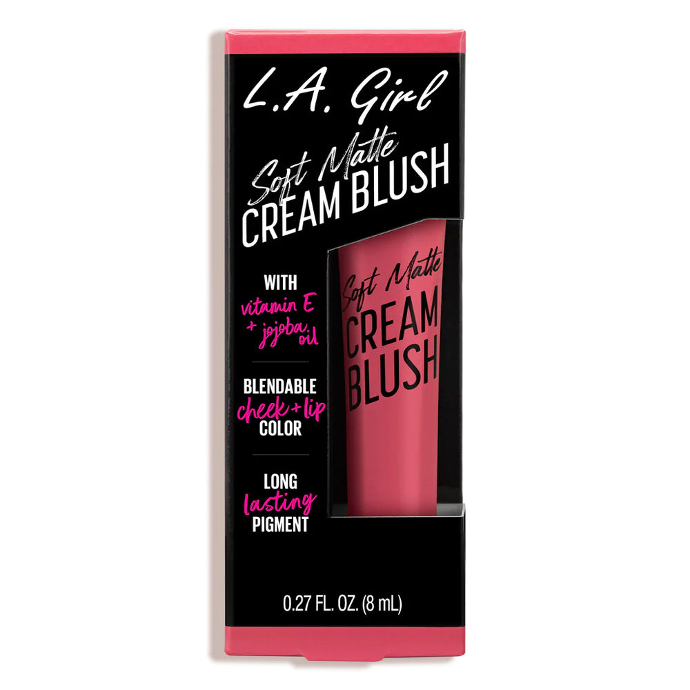 L.A Girl Soft Matte Cream Blush - Kiss Up 4pc Set + 1 Full Size Product Worth 25% Value Free