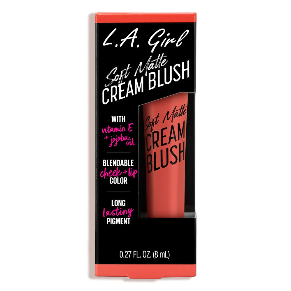 L.A Girl Soft Matte Cream Blush - Hot Shot 4pc Set + 1 Full Size Product Worth 25% Value Free
