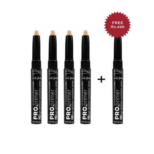 L.A. Girl  Pro Primer-Nude 4Pc Set + 1 Full Size Product Worth 25% Value Free