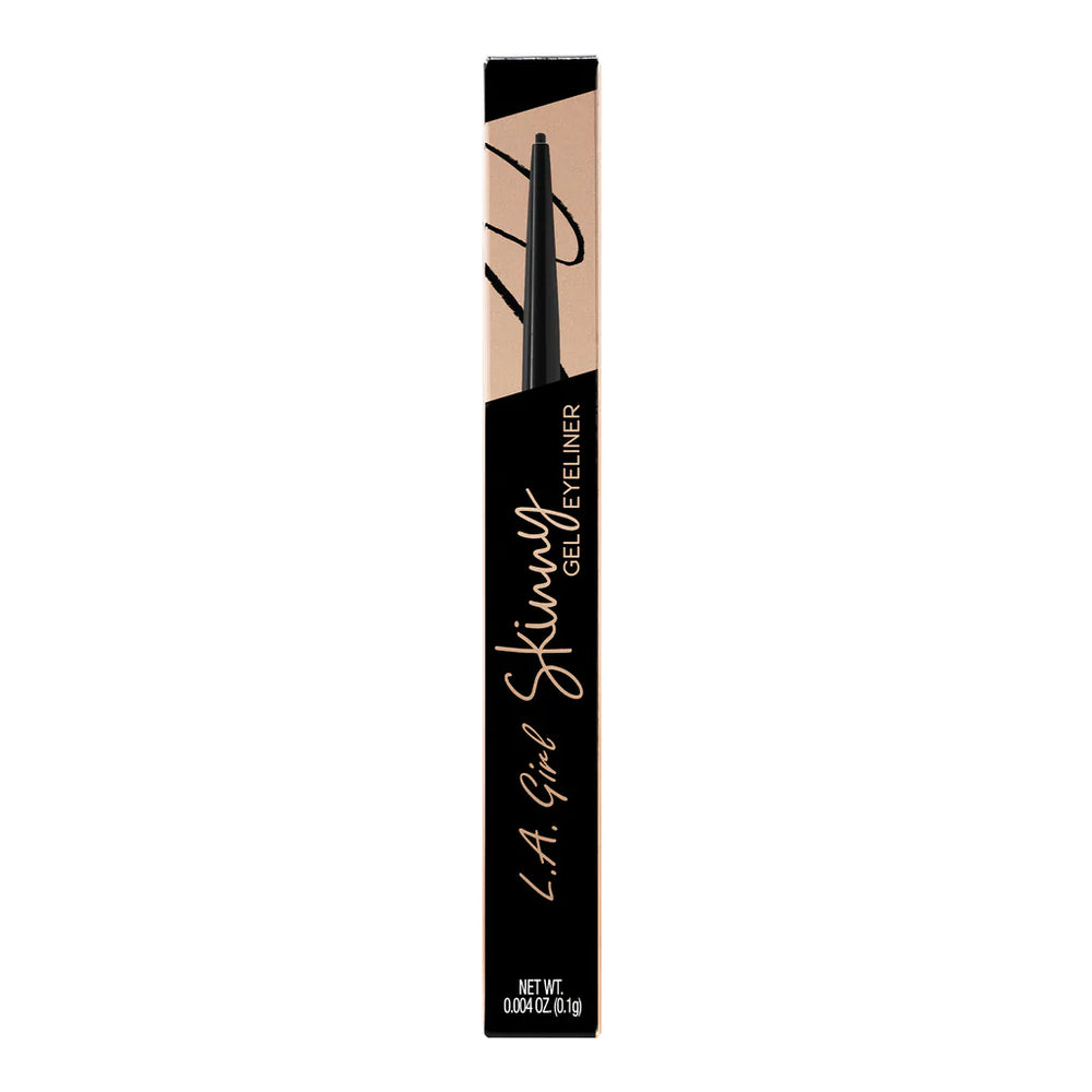 L.A Girl Skiny Gel Liner - Silky Black 4pc Set + 1 Full Size Product Worth 25% Value Free