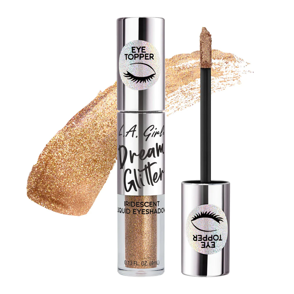 L.A Girl Dream Glitter Liquid Eyeshadow -Golden Rays 4pc Set + 1 Full Size Product Worth 25% Value Free