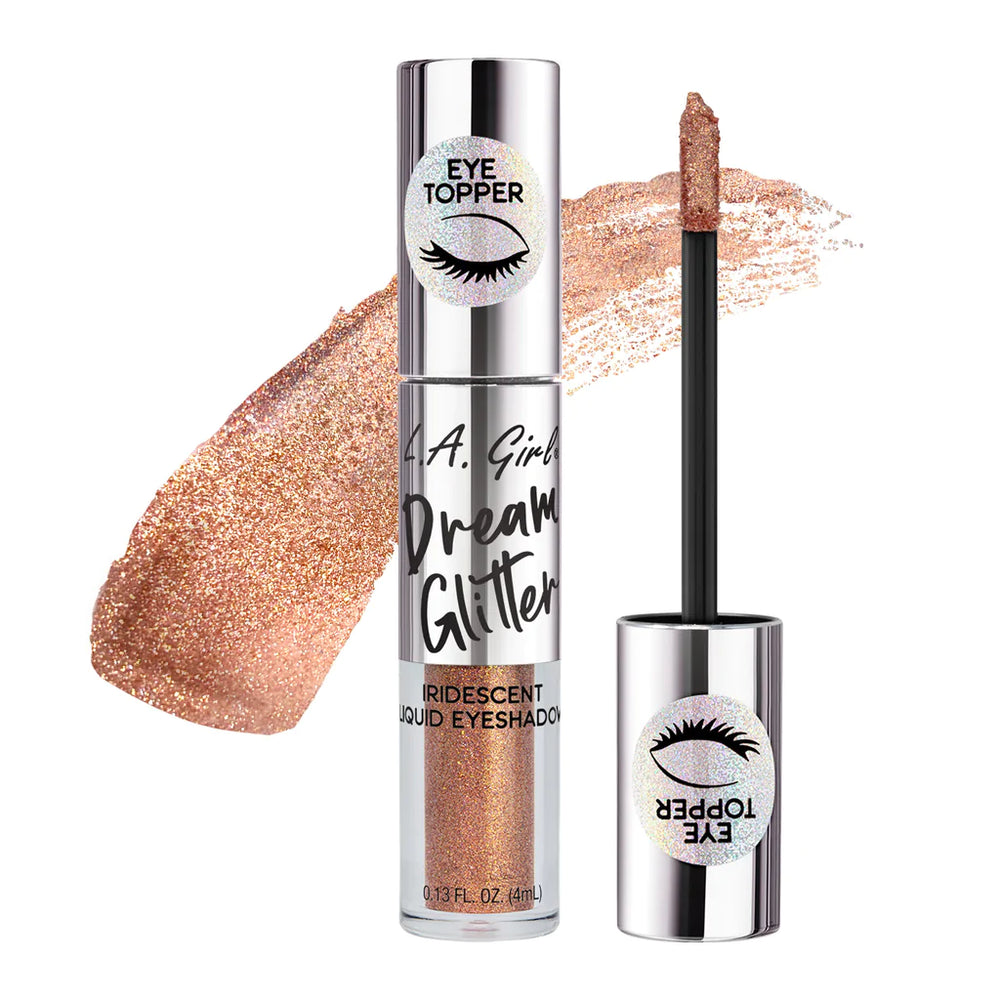 L.A Girl Dream Glitter Liquid Eyeshadow -Rose Gold 4pc Set + 1 Full Size Product Worth 25% Value Free