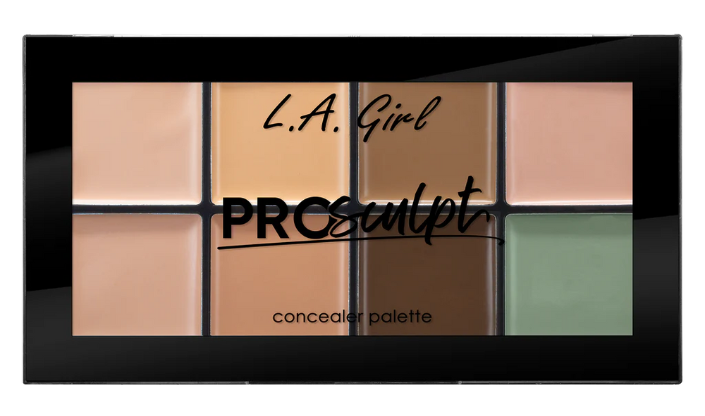L.A. Girl Pro Sculpt Concealer Palette Light 4pc Set + 1 Full Size Product Worth 25% Value Free