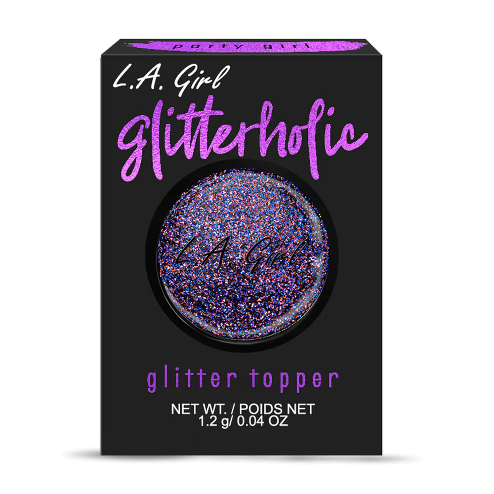 L.A. Girl Glitterholic Glitter Topper-Party Girl 4Pc Set + 1 Full Size Product Worth 25% Value Free