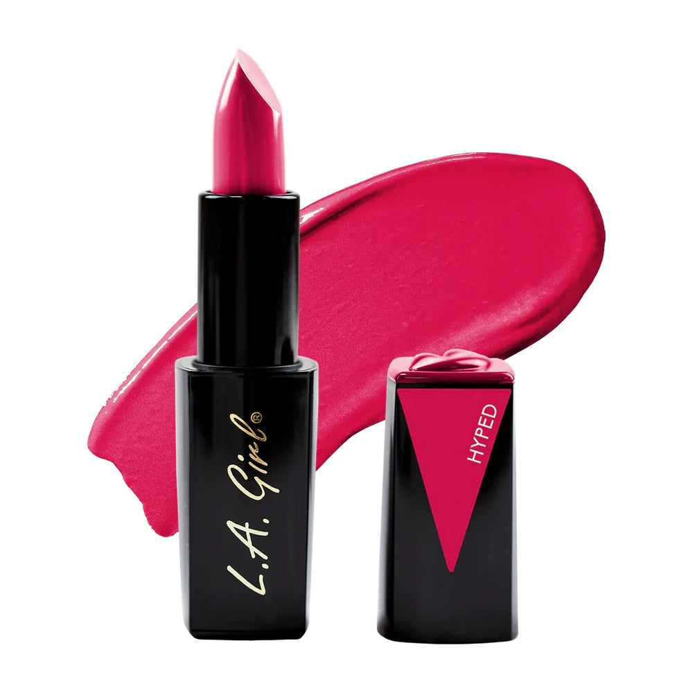 L.A. Girl  Lip Attraction Lipstick-Hyped 4Pc Set + 1 Full Size Product Worth 25% Value Free