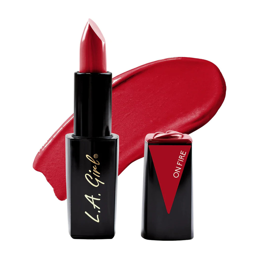 L.A. Girl  Lip Attraction Lipstick-Onfire 4Pc Set + 1 Full Size Product Worth 25% Value Free