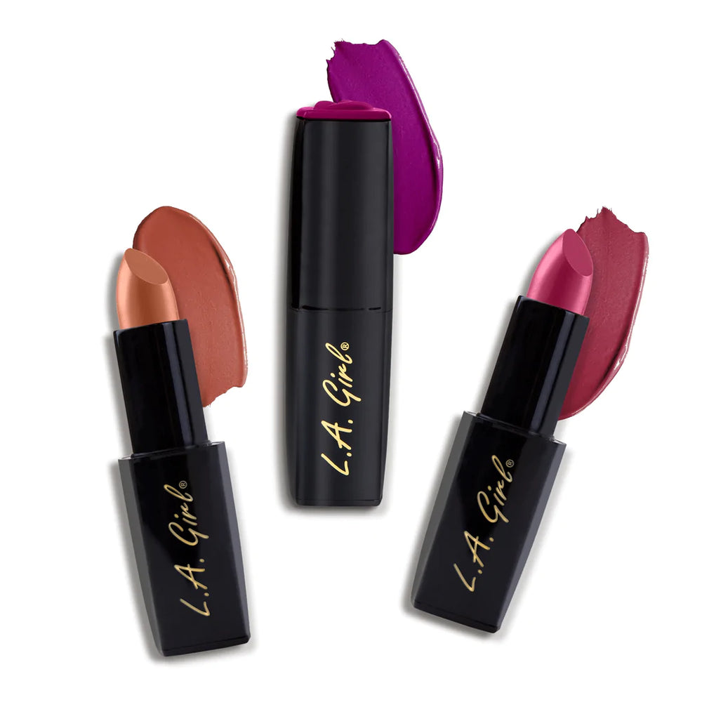 L.A. Girl  Lip Attraction Lipstick-Cheery 4Pc Set + 1 Full Size Product Worth 25% Value Free