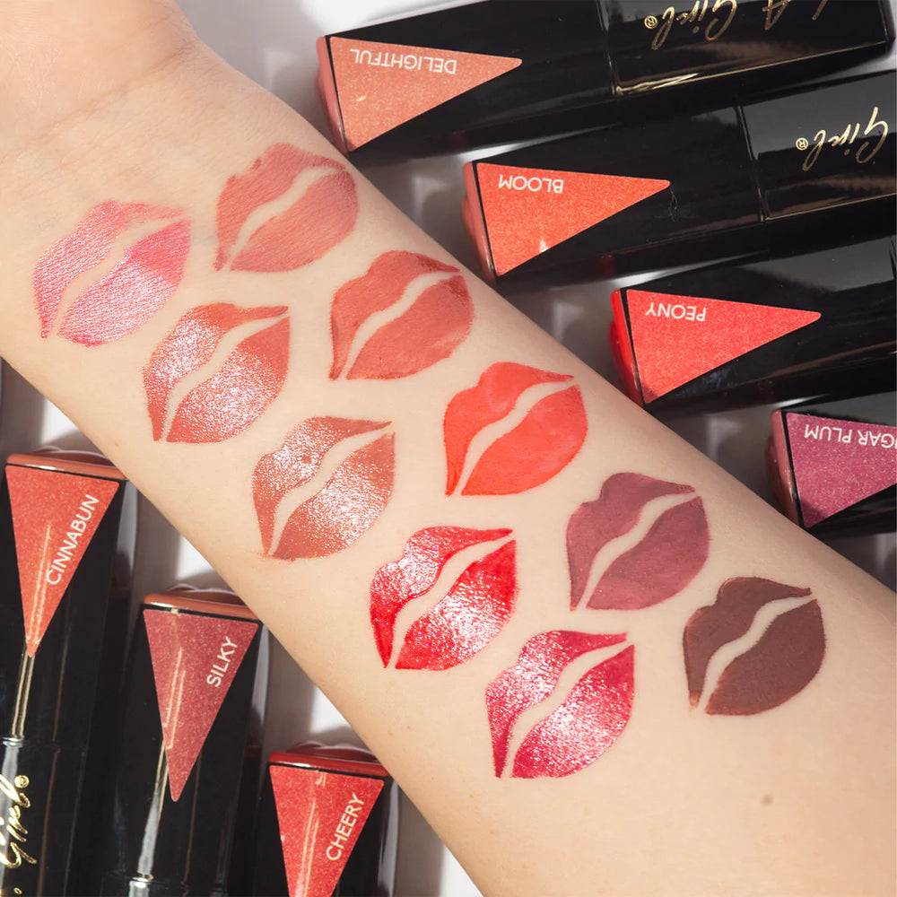 L.A. Girl  Lip Attraction Lipstick-Delightful 4Pc Set + 1 Full Size Product Worth 25% Value Free