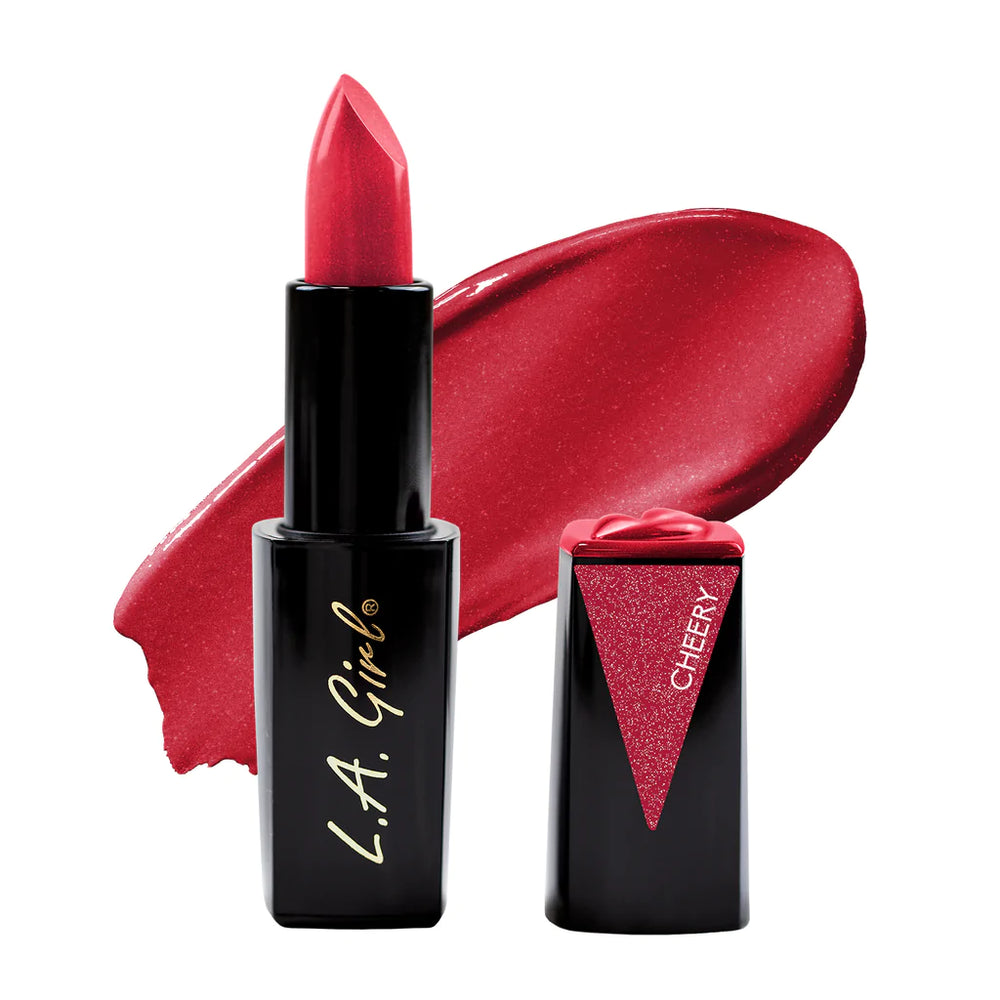 L.A. Girl  Lip Attraction Lipstick-Cheery 4Pc Set + 1 Full Size Product Worth 25% Value Free