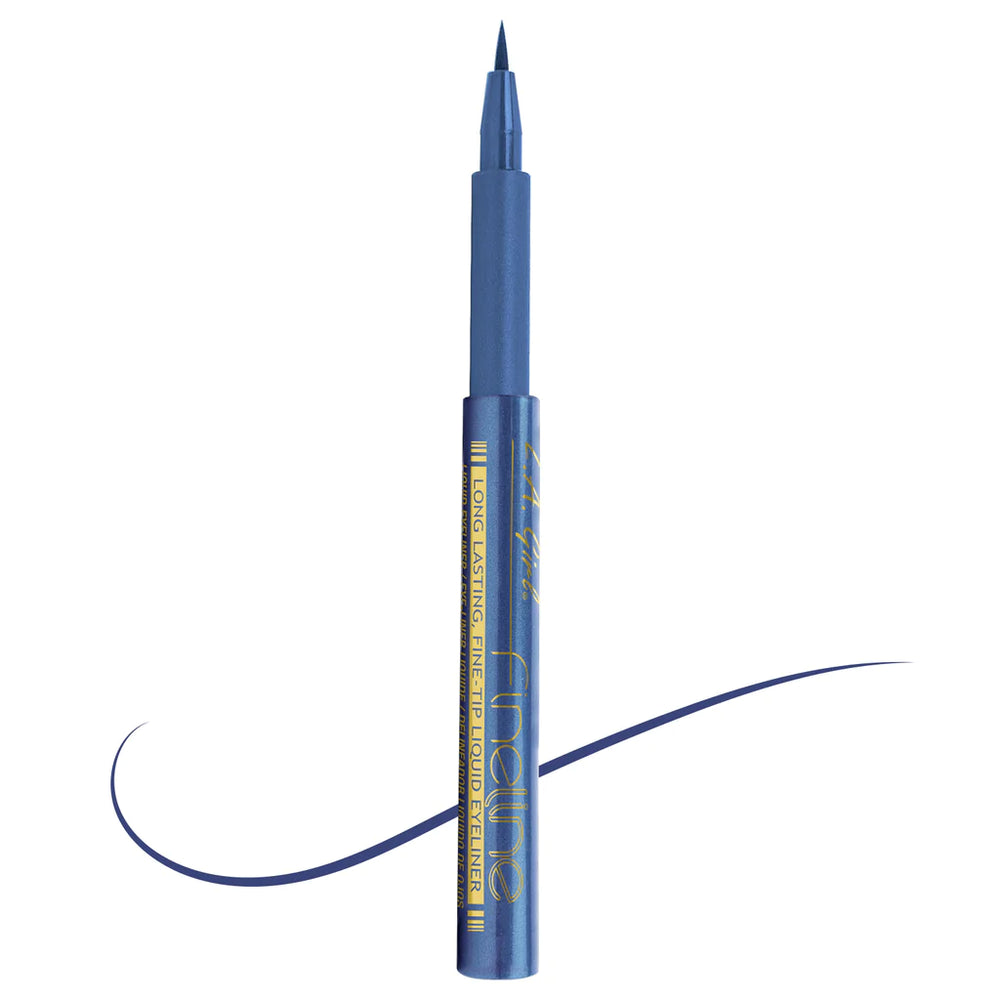 L.A. Girl Fineline Liquid Eyeliner-Dark Blue 4Pc Set + 1 Full Size Product Worth 25% Value Free