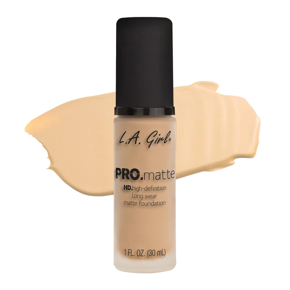 L.A. Girl Hd Pro.Matte Foundation- Ivory 4Pc Set + 1 Full Size Product Worth 25% Value Free