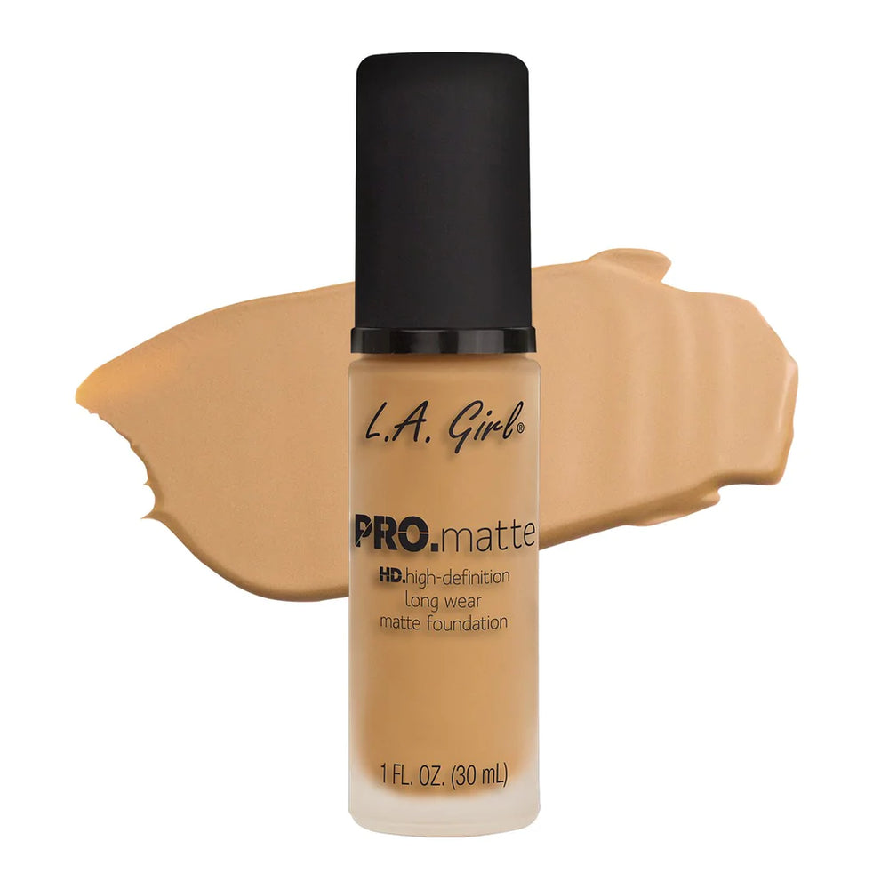 L.A. Girl Hd Pro.Matte Foundation- Natural 4Pc Set + 1 Full Size Product Worth 25% Value Free