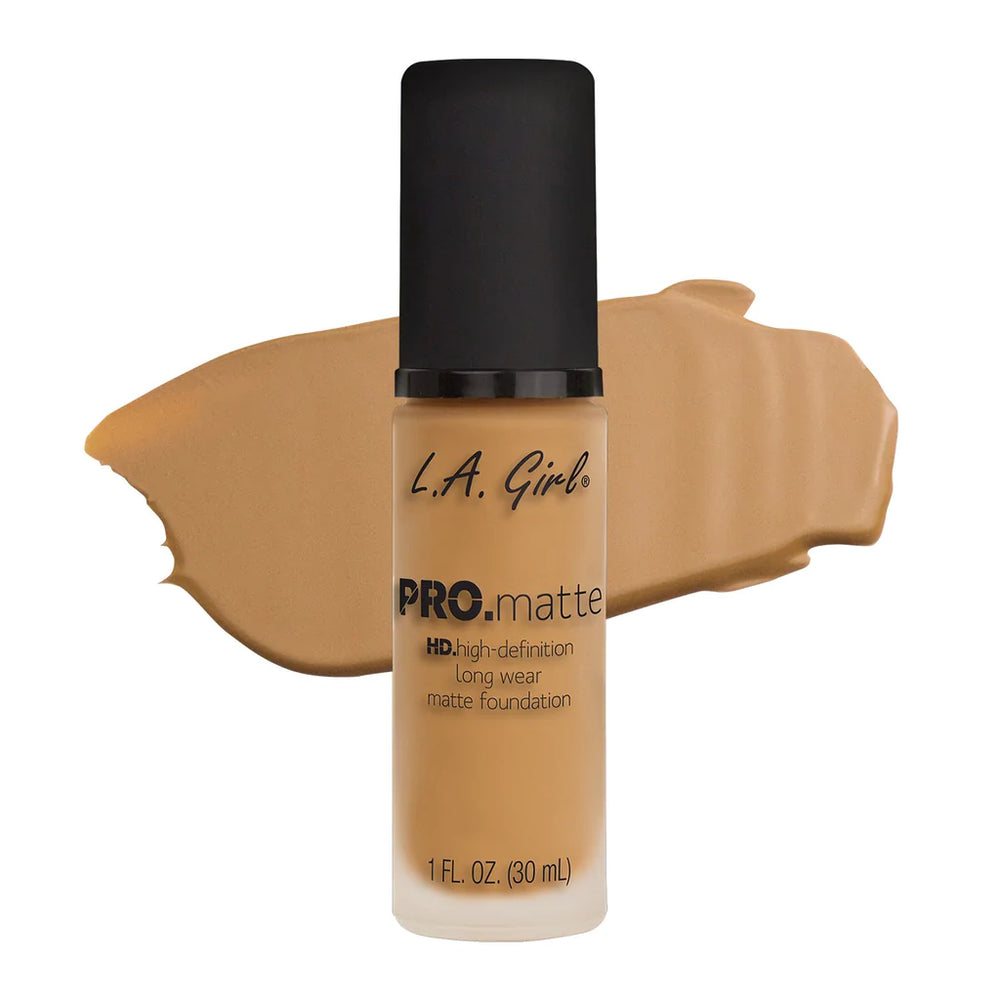 L.A. Girl Hd Pro.Matte Foundation-Soft Honey 4Pc Set + 1 Full Size Product Worth 25% Value Free