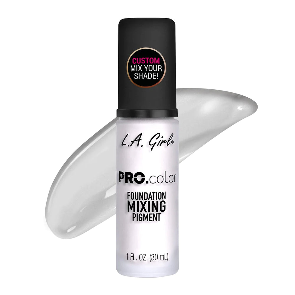L.A Girl Pro Colour Foundation Mixing Pigment - White 4pc Set + 1 Full Size Product Worth 25% Value Free