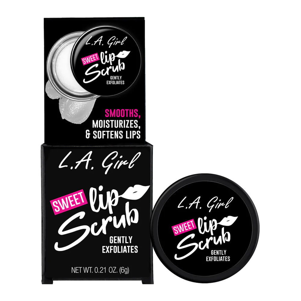 L.A. Girl  Lip Scrub-Sweet 4Pc Set + 1 Full Size Product Worth 25% Value Free