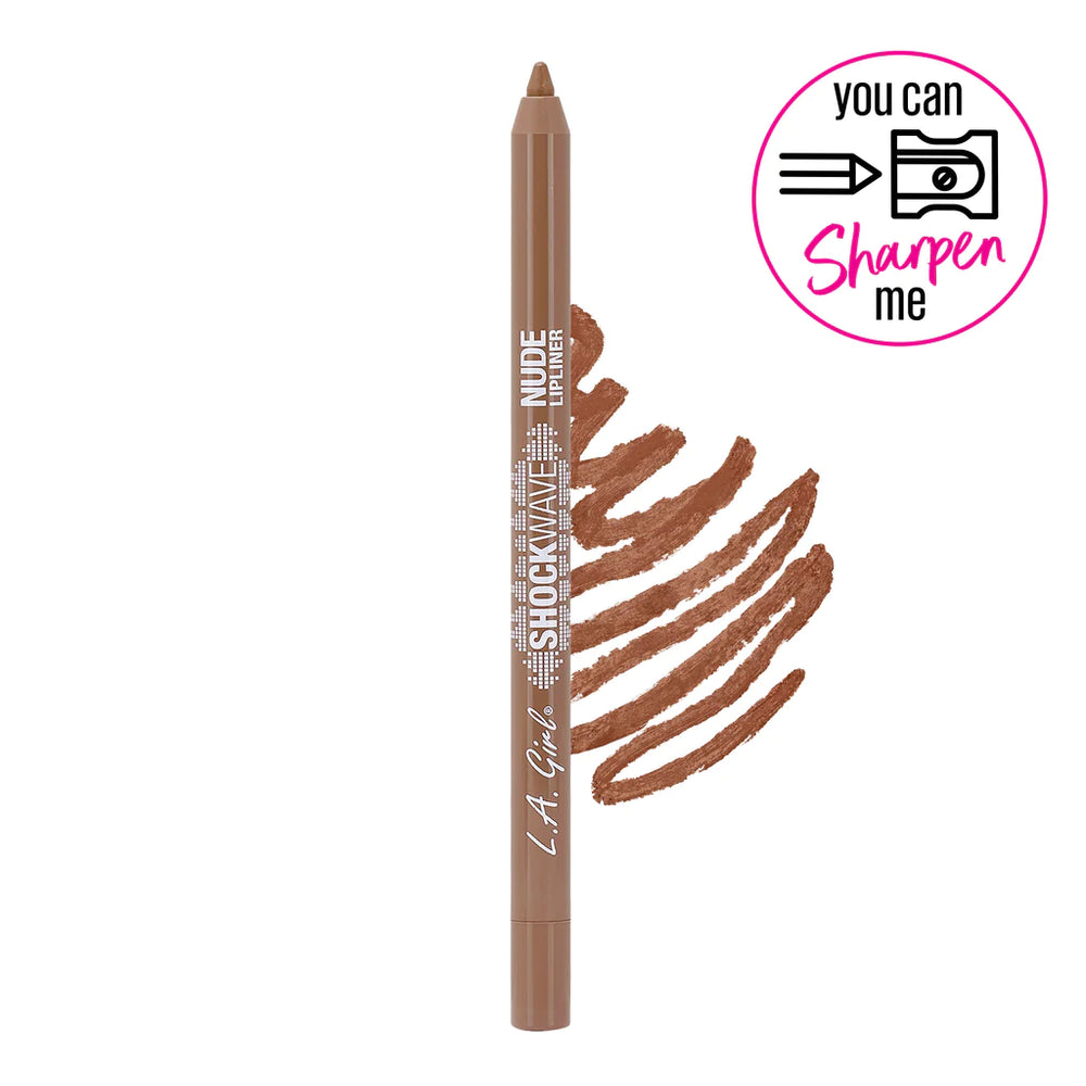 L.A. Girl Shockwave Nude Lip Liner-Maple Glaze 4Pc Set + 1 Full Size Product Worth 25% Value Free