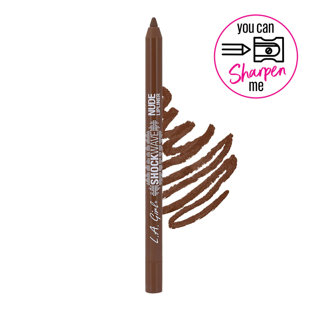 L.A. Girl Shockwave Nude Lip Liner-Chai Latte 4Pc Set + 1 Full Size Product Worth 25% Value Free
